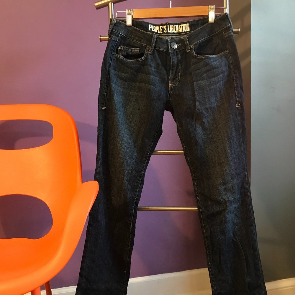 People's Liberation Jeans - Size 28 - Dark Wash (Charlotte)